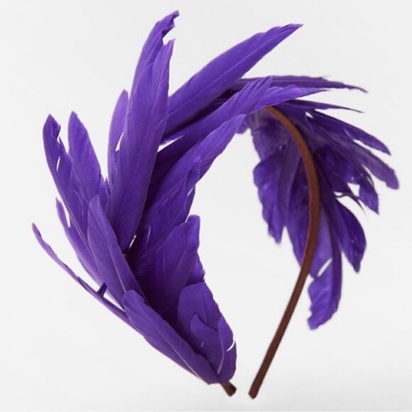 Zara limited edition feather headband - Picture 2 of 4